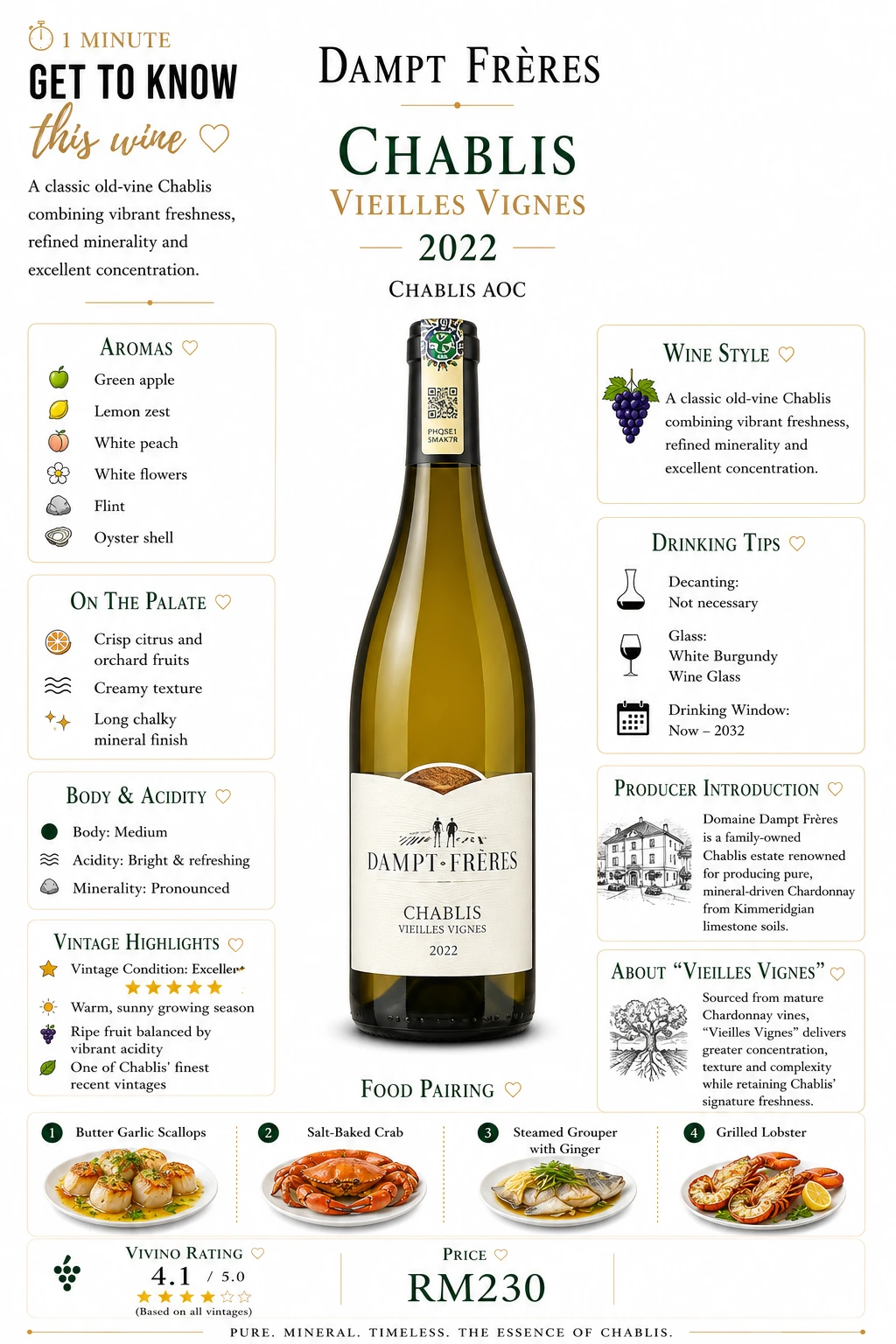 Dampt Frères Chablis Vieilles Vignes